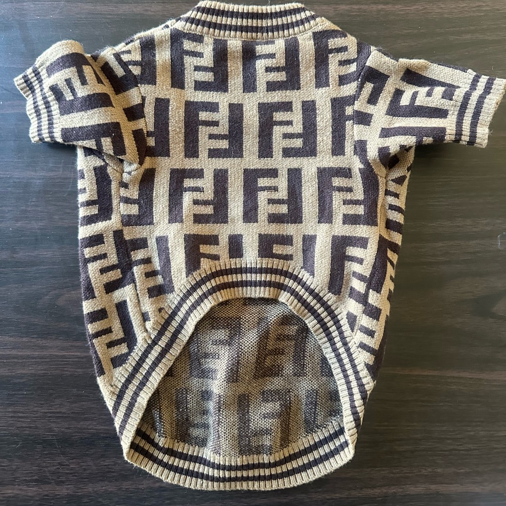 Pendi Monogram Knit Sweater